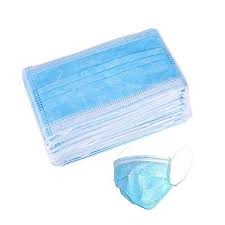 China Blue Breathable Disposable Earloop Face Mask For Schools / Food Processing wholesale