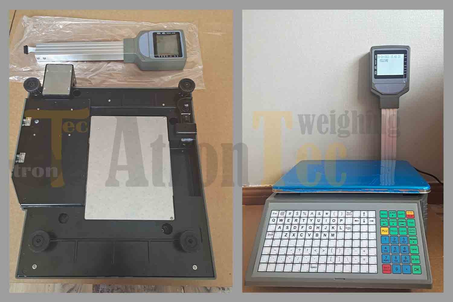 China Electronic LCD Display Label Printing Scale With Accuracy 2g 5g Capacity 15kg 30kg wholesale