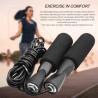 Buy cheap Black Adjustable Jump Rope / Aerobic Exercise Skipping Jump Rope Exercise from wholesalers