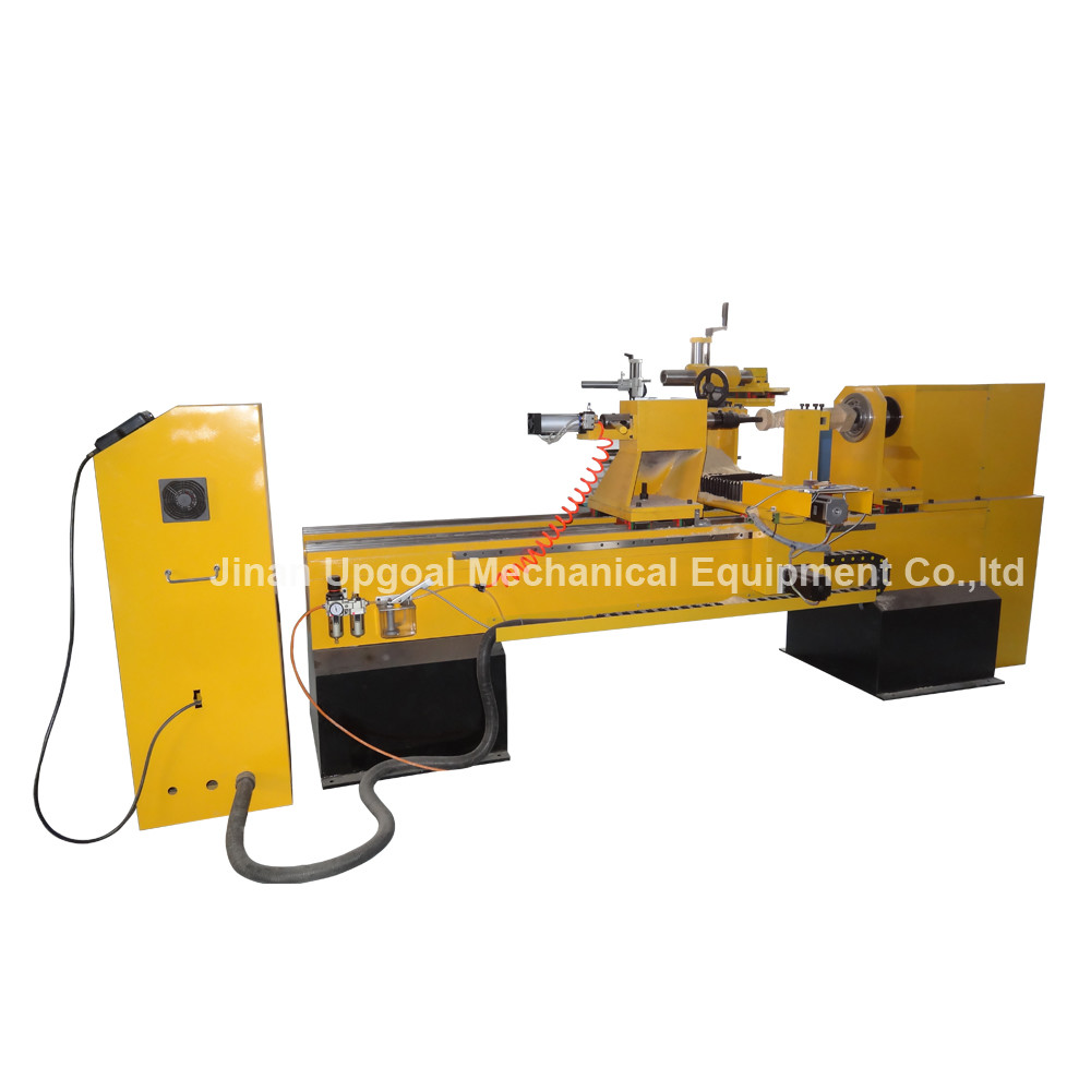 China CNC Wood Turning Broaching Engraving Machine with Single Axis Double Blades wholesale