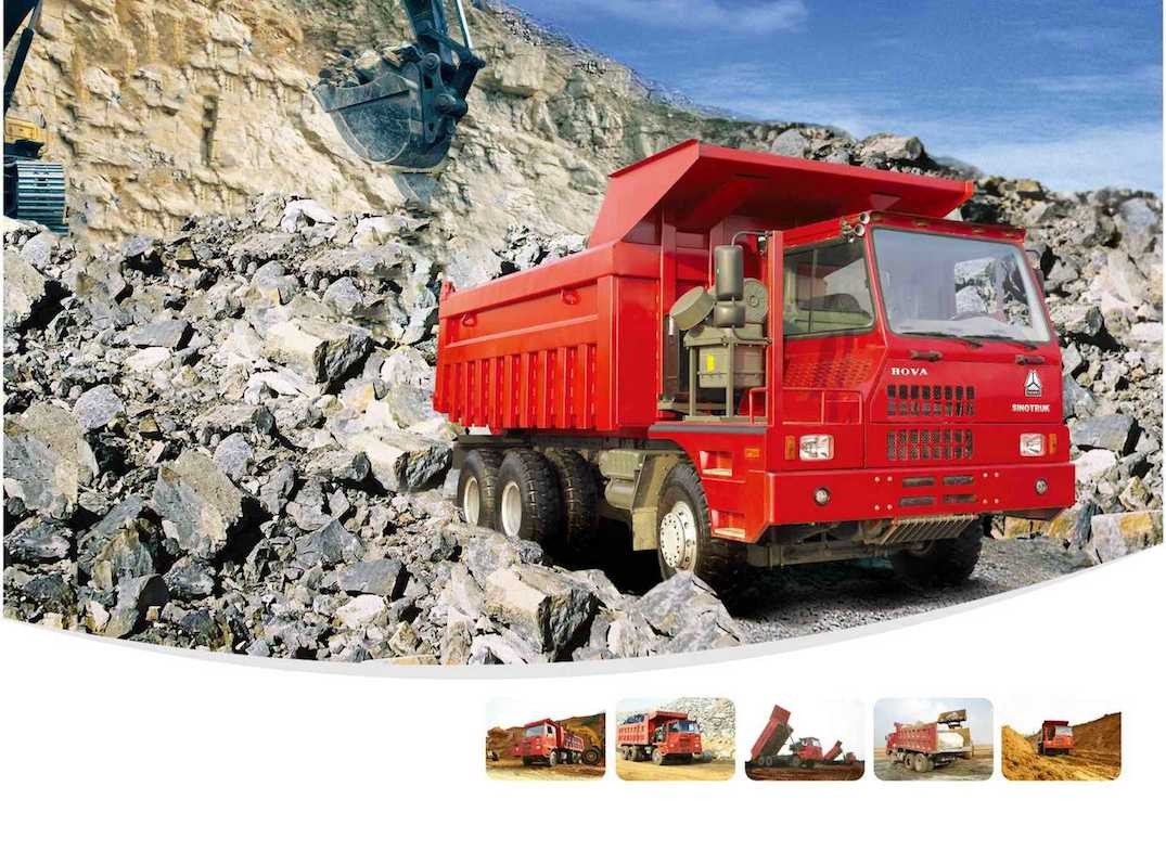 China HOVA ,MINE Dump Tipper Truck, 6*4 , RHD /LHD ZZ5607VDNB34400 wholesale
