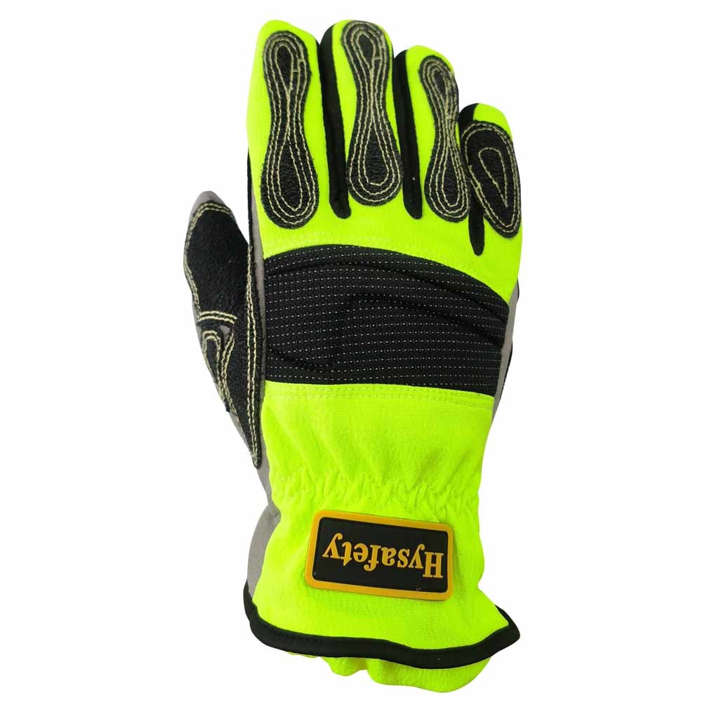 China High Visible Rescue Extrication Gloves Abrasion Resistant Size 9 wholesale
