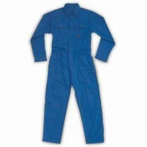 China Man's Coverall, Made of Cotton, Cotton/Polyester, and Polyester wholesale