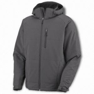 China Men's Softshell Jacket, Waterproof, Windstopper and Breathable wholesale