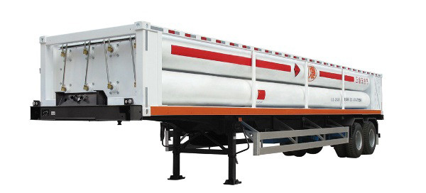 China LH2 Tube Skid semi-trailers with 8 tubes and 2 axles for 20000L CNG	  9202GGQ08 wholesale