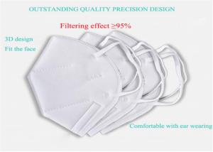 China Laboratory KN95 Dustproof Disposable Face Mask Filtration Efficiency 99% PFE wholesale