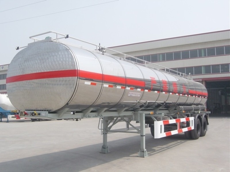 China 46000L Aluminum Tanker Semi-Trailer with 3 BPW Axles for Heptane	    9463GHYAL wholesale