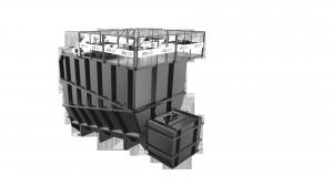 China Rustproof 3*7.5kw 35m3 Material Storage Bins wholesale