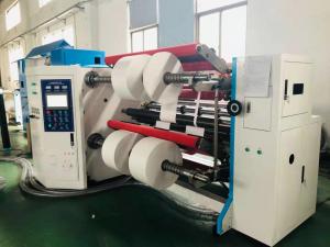 China Jumbo Roll Slitting Rewinding Machine With Hydraulic Shift wholesale