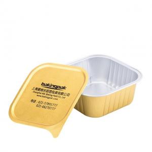 China 150ML Fast Food Containers Microwave Bake Tray Disposable Oven Safe Food Container colored disposable pie pan wholesale