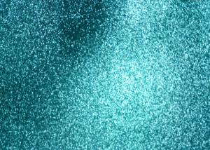 China Blue Thick Glitter Fabric , Glossy Shoe Fine Glitter Fabric 138cm Width wholesale