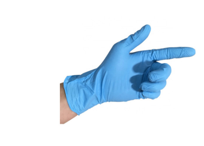 China Hospitals Disposable Nitrile Gloves With Puncture Tear Abrasion Resistant wholesale