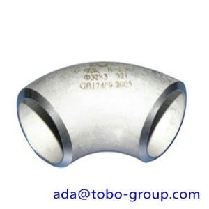 China Stainless Steel Elbow Pipe ASTM A182 F51 / UNS31803 / 1.4462 DN 15-1500 wholesale