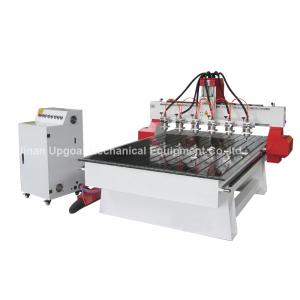China 6 Spindle Heads Wood Relief CNC Router with 1300*1800mm Working Area Servo Motor wholesale