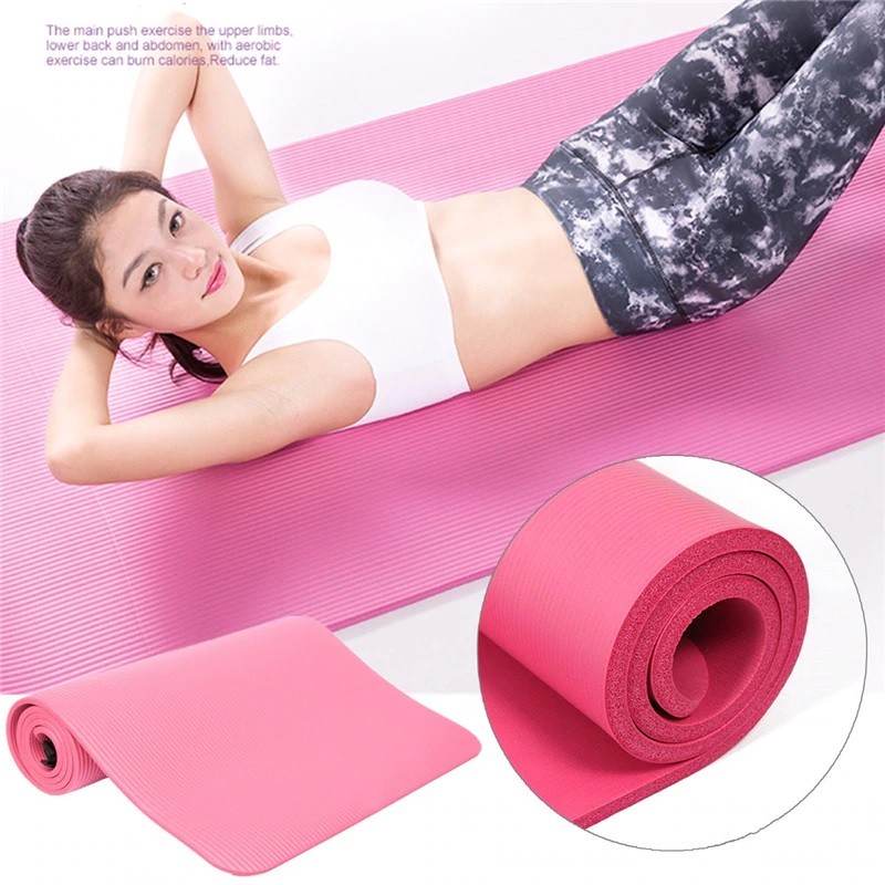 China Bodybuilding Fitness Yoga Mat Non Slip Yoga Mat Sport Gym Soft Foldable Thick Pilates Mat wholesale