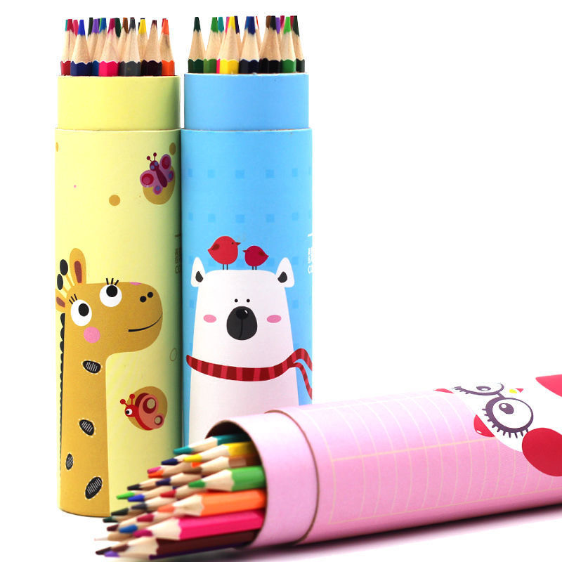China Wholesale promotional 12/24/36/48 colors drawing colored pencils for art and craft wholesale