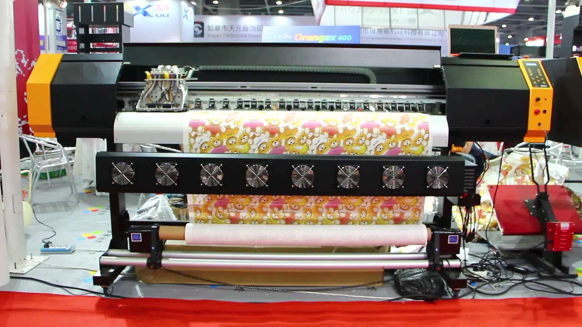 China Auto Suck Ink Width 1.8M textile inkjet printer Damping Release System wholesale