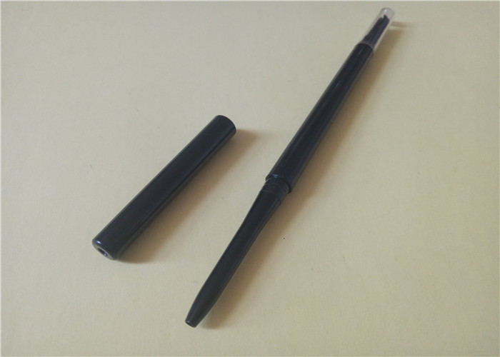 China Plastic Automatic Makeup Lip Pencil , Black Color Waterproof Lip Liner wholesale