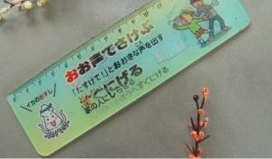 China Factory animated lenticular flip funny ruler-pet pp pvc soft Lenticular Flip 3D Rulers wholesale