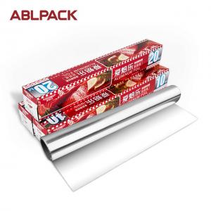 China 30cm width 10 mics aluminium metal foil roll papers chocolate wrapper for food grade wholesale