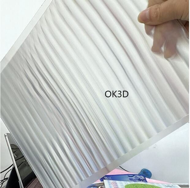 China China 3d factory OK3D supply Lenticular Sheet PP PET Material Plastic Lenticular Sheet For 3D Printing with best effect wholesale