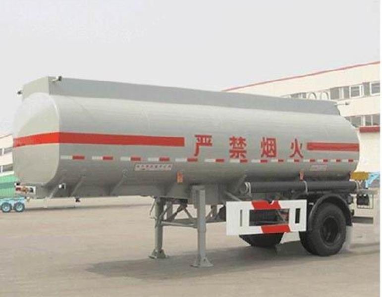 China 13000L Aluminum Tanker Semi-Trailer with 1 BPW axles for Organic Chemical	  9131GHAL wholesale