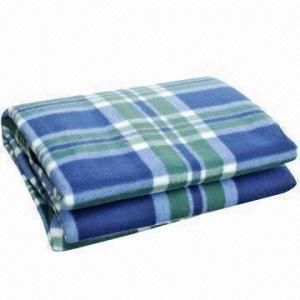 China Picnic/Camping Blanket with Front Fleece Fabric and Waterproof Back PEVA wholesale