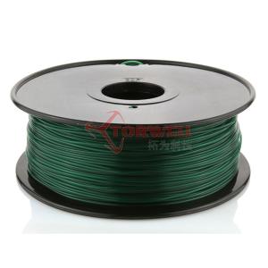 China Torwell Dark Green PLA filament for 3D Printer 1.75mm 1KG/spool wholesale