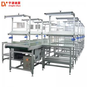 China White Heavy Duty ESD Safe Workbench , Customized Anti Static Workbench With LED Light wholesale