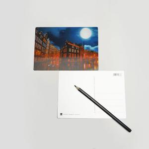 China 2022 hot sale PET material customized lenticular-printing post cards with 3D or flip effect or animation sell in Vietnam wholesale