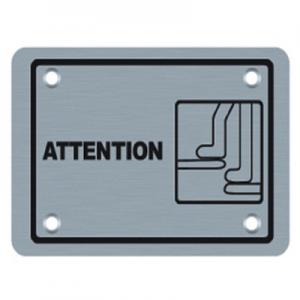 China attention sign warning sign safety sign (BA-P018) wholesale