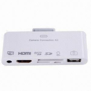 China 5-in-1 Connection Kit for iPad, Easy to Download Photos from Digital Camera, AV Output wholesale