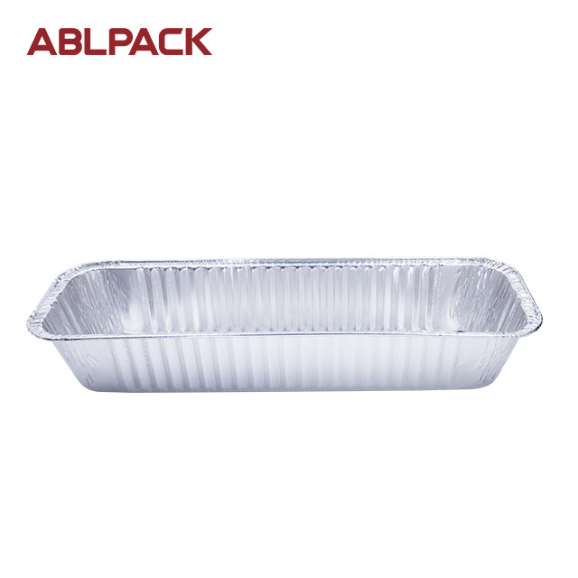 China Disposable Silver Oven Rectangular Aluminum Foil Bread Baking Container wholesale