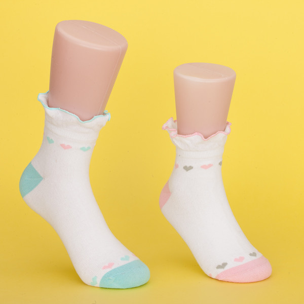 China Slip Resistant 100 Cotton Socks For Toddlers , Keep Warm Cute Baby Socks wholesale