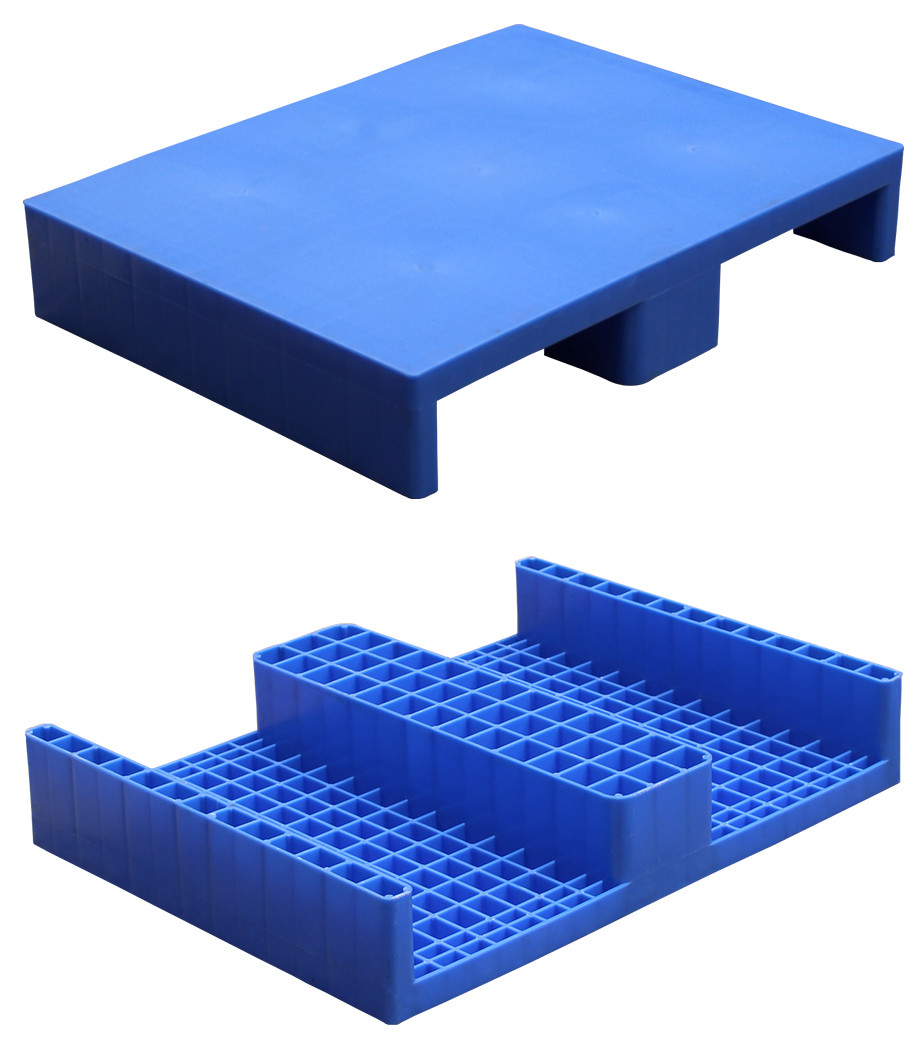 Buy cheap 4 Way Flat Stackable Plastic Pallets Single Faced High Density Non - Toxic from wholesalers
