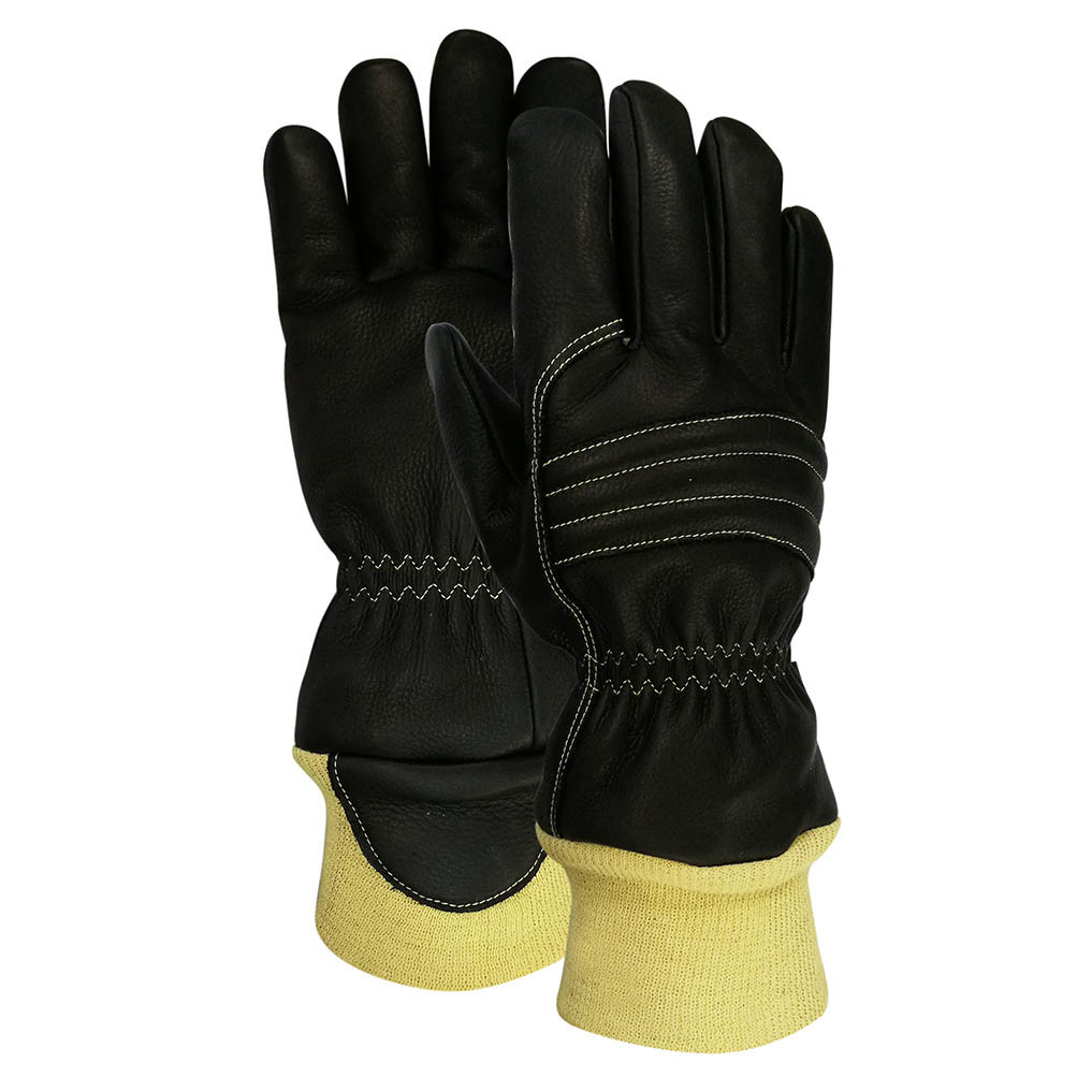 Buy cheap GOST R Structural Firefighting Gloves Wristlet With Kunckle Pad from wholesalers