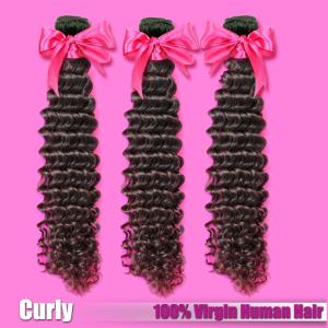 China Indian/Mongolian Curly Virgin Hair,Deep Curly,Kinky Curly Virgin Human Hair Weave,12-30inches Free Shipping wholesale