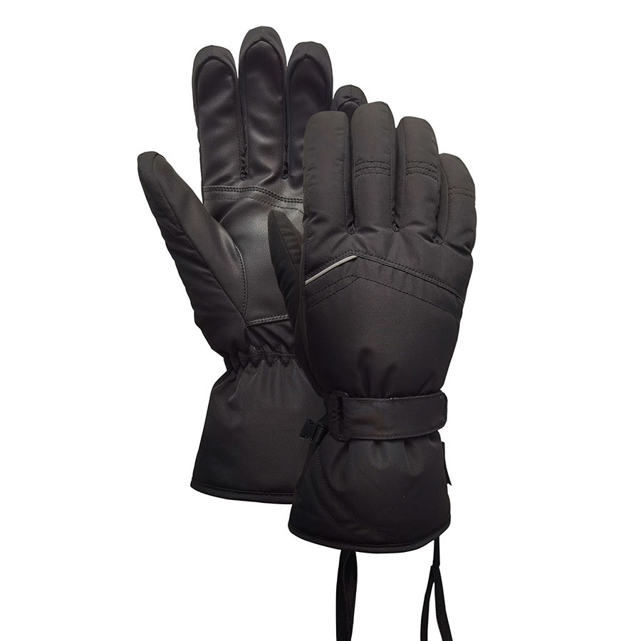 China Hysafety Leather Ski Gloves Mens PU Thinsulate Great Grip For Warmness wholesale