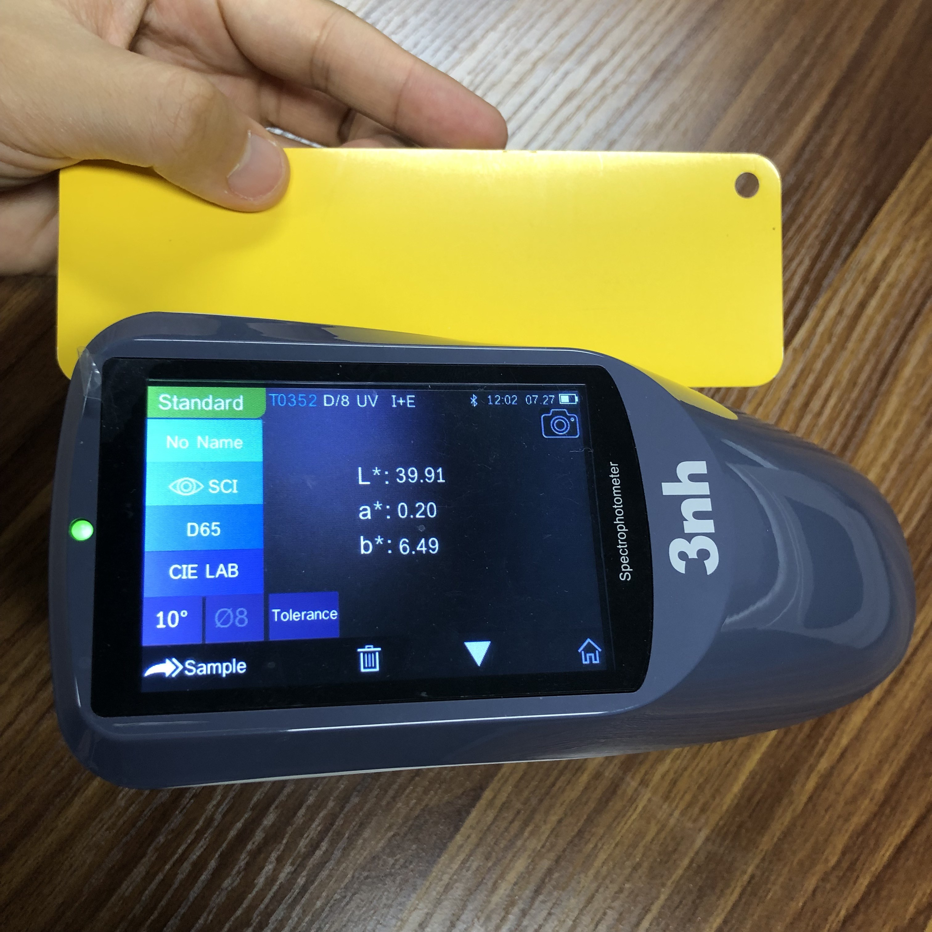 China YS3060 Color Reader 3nh Spectrophotometer Checking Color Values Of Pre Painted Dry Aluminum Surface wholesale