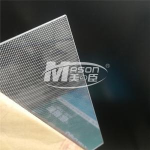 China Laser Dotting Engraving 2.0mm Acrylic Light Guide Plate For Light Box wholesale