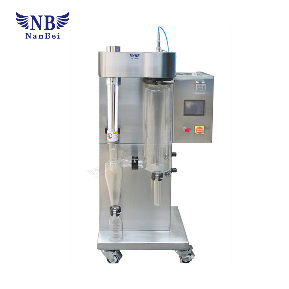China NANBEI 2L/H Lab Spray Dryer 1500-2000ml/H Capacity 1.0-1.5s Dryer Time wholesale