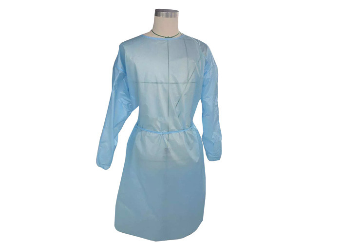 China Polypropylene Disposable Isolation Gown Blue Surgeon Operating Non - Irritating wholesale