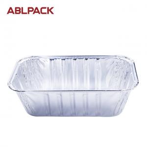 China Disposable Wrinkle Wall Silver Aluminum Foil Food Container For Restaurant wholesale