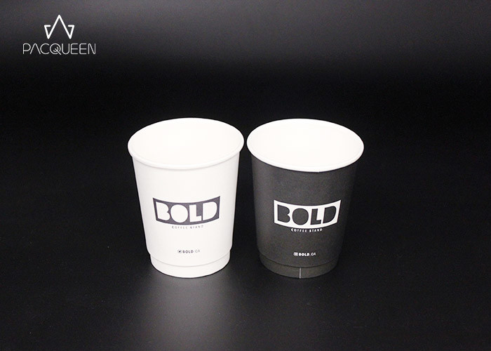 China Double Paper Board Hot Beverage Paper Cups , Hot Liquid Paper Cups Anti Leaking wholesale