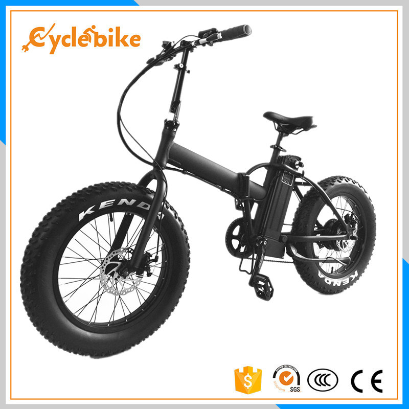 China 500w Folding Electric Fat Bike 20x4.0 With Comfort Saddle Ce Approved wholesale