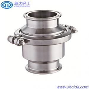 China Sanitary stainless steel clamp, fast loading check valve wholesale