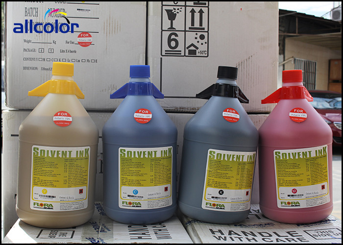 China Inkjet Printing Spectra Polaris 35PL Flora Solvent Ink With Wide Color Gamut wholesale