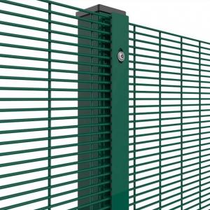 China Customized PVC Coated Welded Wire Mesh 12.7 X 76.2mm 4.0mm High Security Fence Panels wholesale