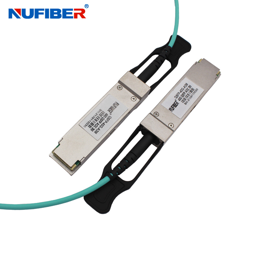 China Network 40G Compatible QSFP+ AOC Cable Active Optical Fiber Multimode wholesale