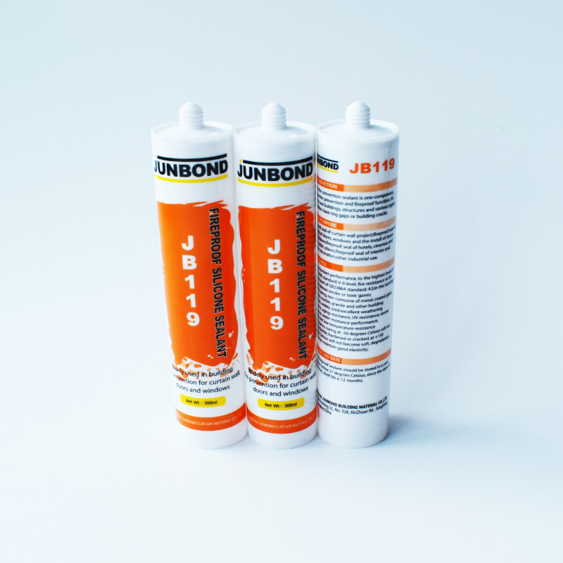 China MSDS Fire Stop Silicone Sealant Fireproof 260ml White Strong Adhesion wholesale